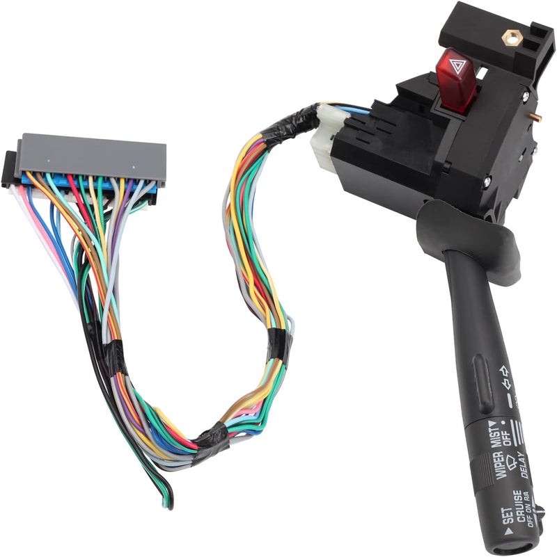 Reeauto Multi-Function Combination Turn Signal, Wiper, Washers, Hazard Switch, Cruise Control Switch Compatible with 95-99 Tahoe Blazer Suburban K1500 - Replaces OE# 26100985, 26036312, 2330814 - Image 3